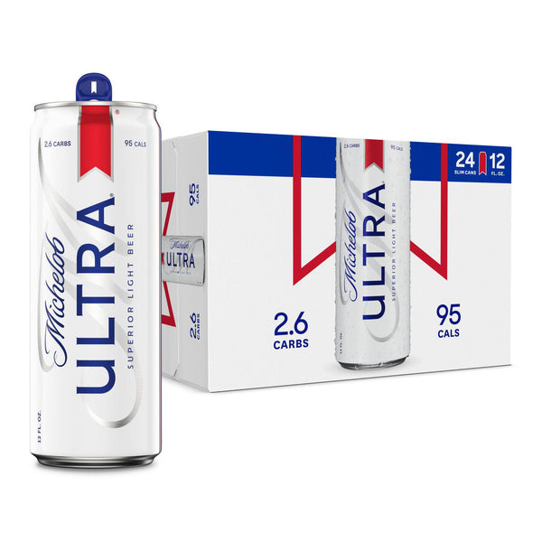 Michelob ULTRA Superior Light American Lager Beer - 24pk/12 fl oz Cans