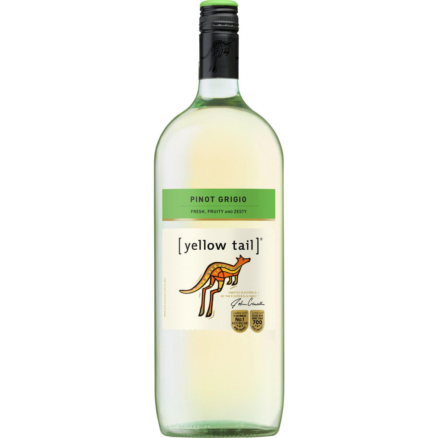 Yellow Tail Pinot Grigio Wine, 1.5 L