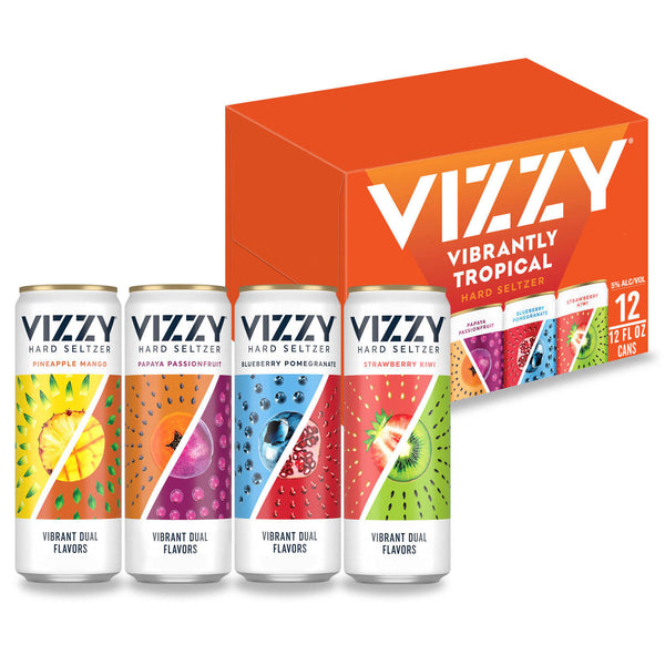 Vizzy Hard Seltzer Variety Pack - 12pk/12 fl oz Slim Cans