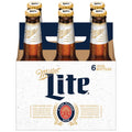 Miller Lite Beer Bottles 12 oz, 6 pk