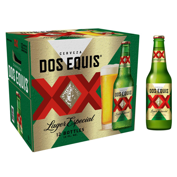 Dos Equis Special Lager Bottles 12 oz, 12 pk