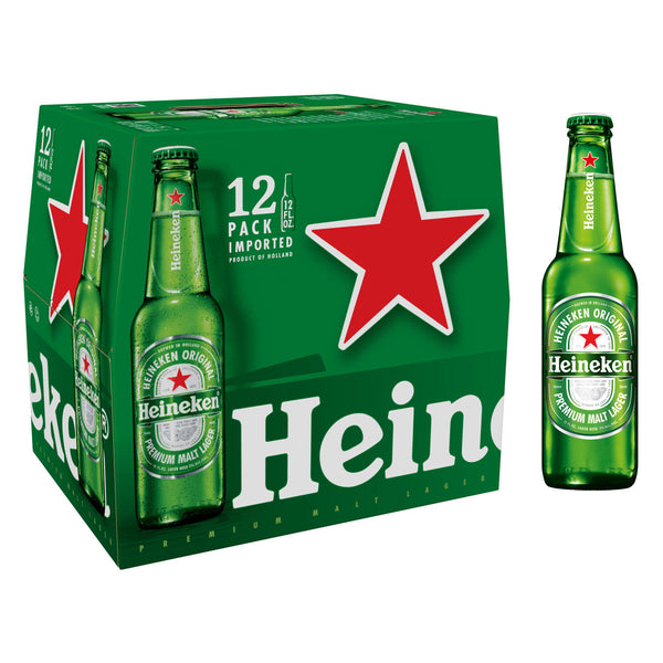 Heineken Original Lager Beer - 12pk/12 fl oz Bottles
