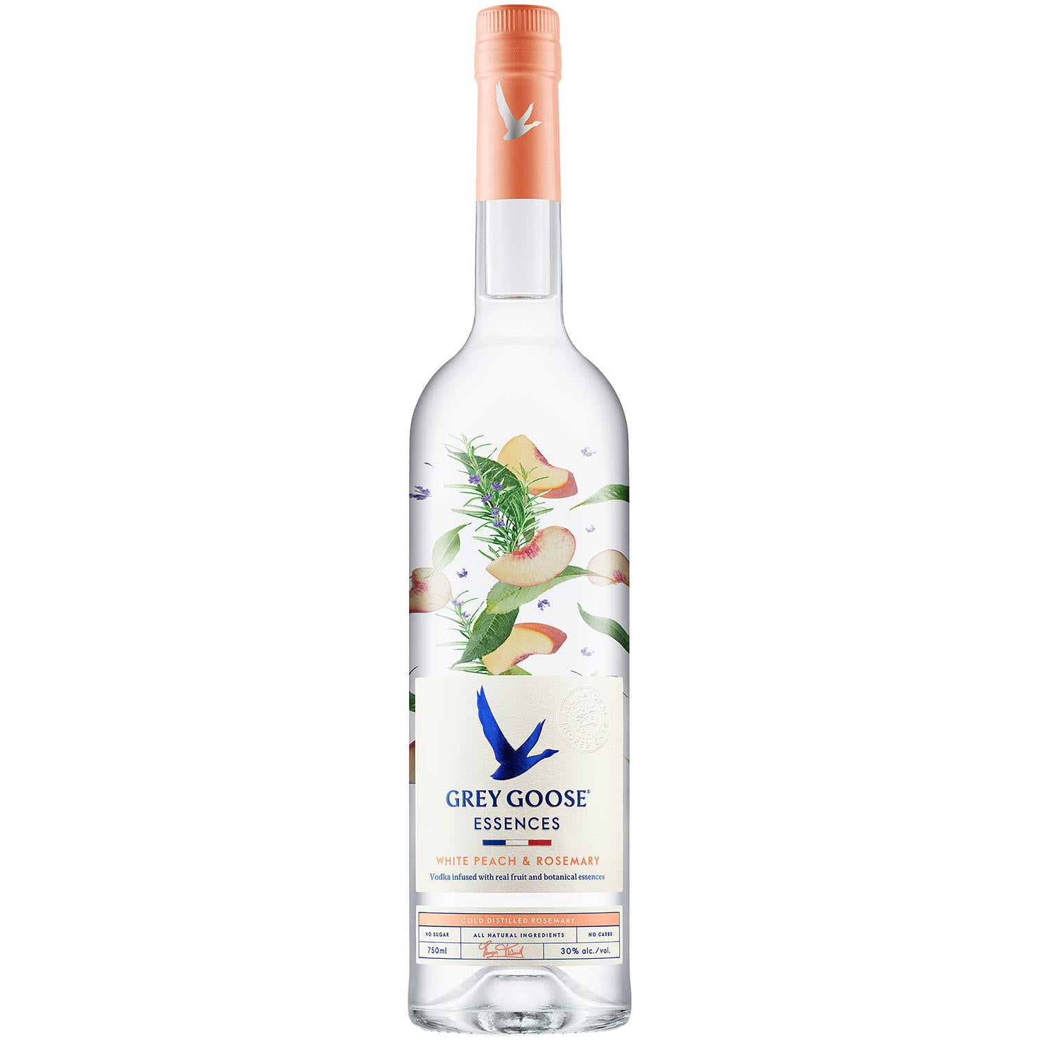 Grey Goose Essences White Peach and Rosemary Vodka (750 ml)