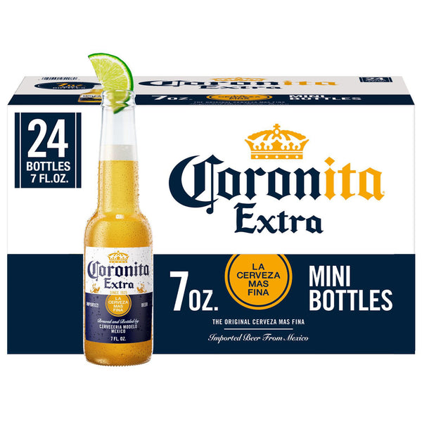 Corona Extra Coronita Lager Beer - 24pk/7 fl oz Bottles