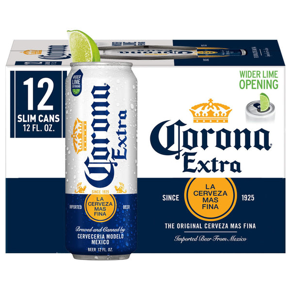 Corona Extra Beer Cans 12 oz, 12 pk