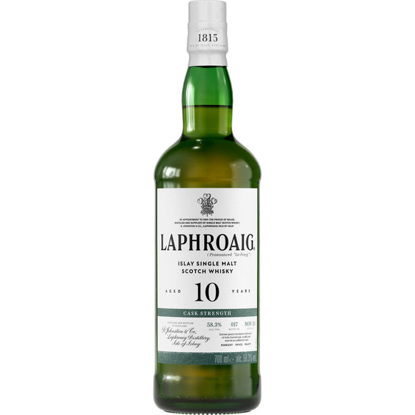 Laphroaig 10 Year Islay Single Malt Scotch Whisky, 750 mL