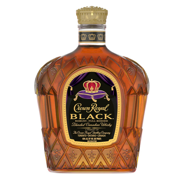 Crown Royal Black Blended Canadian Whisky, 750 mL (90 Proof)