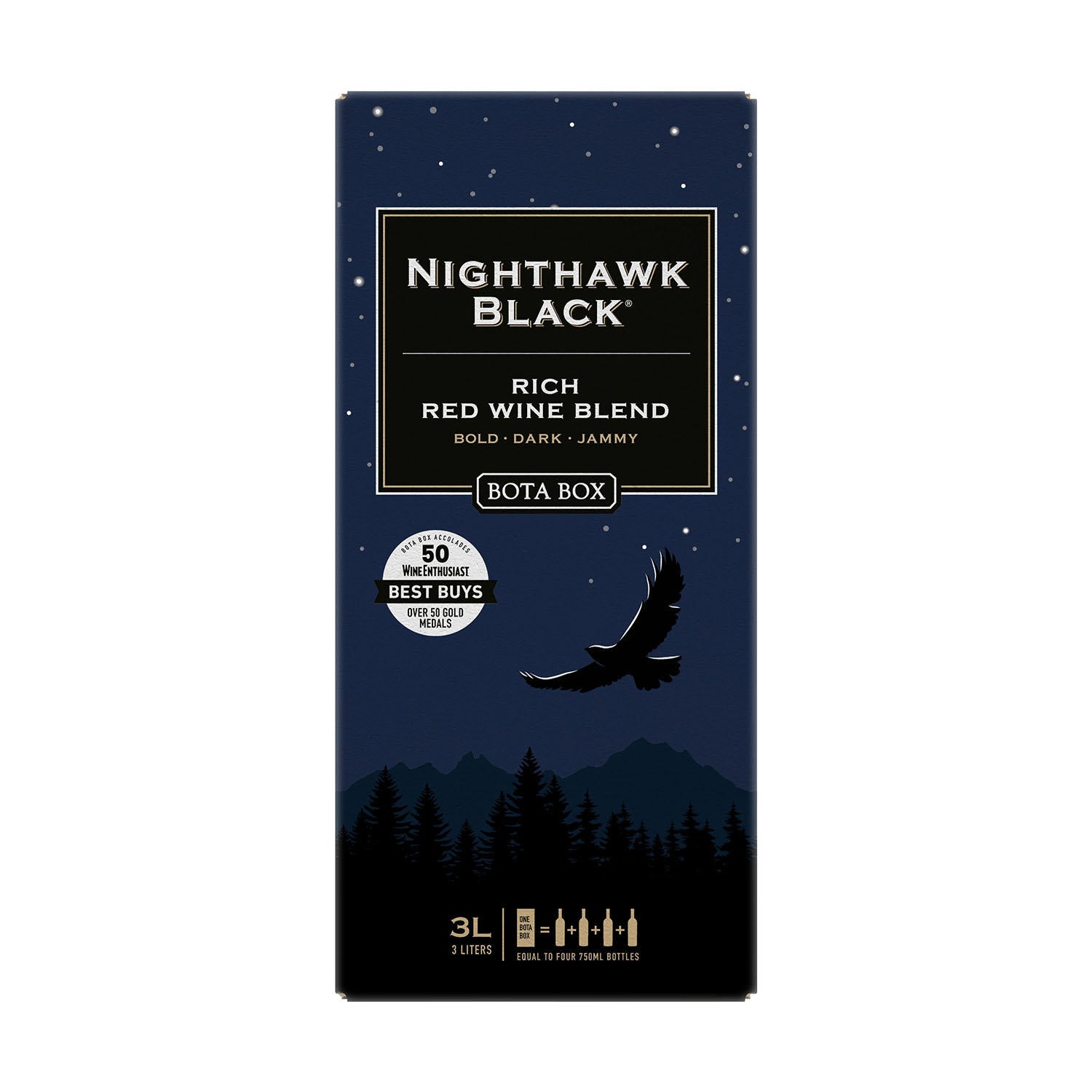 Nighthawk Black Red Wine Blend by Bota Box, 3L