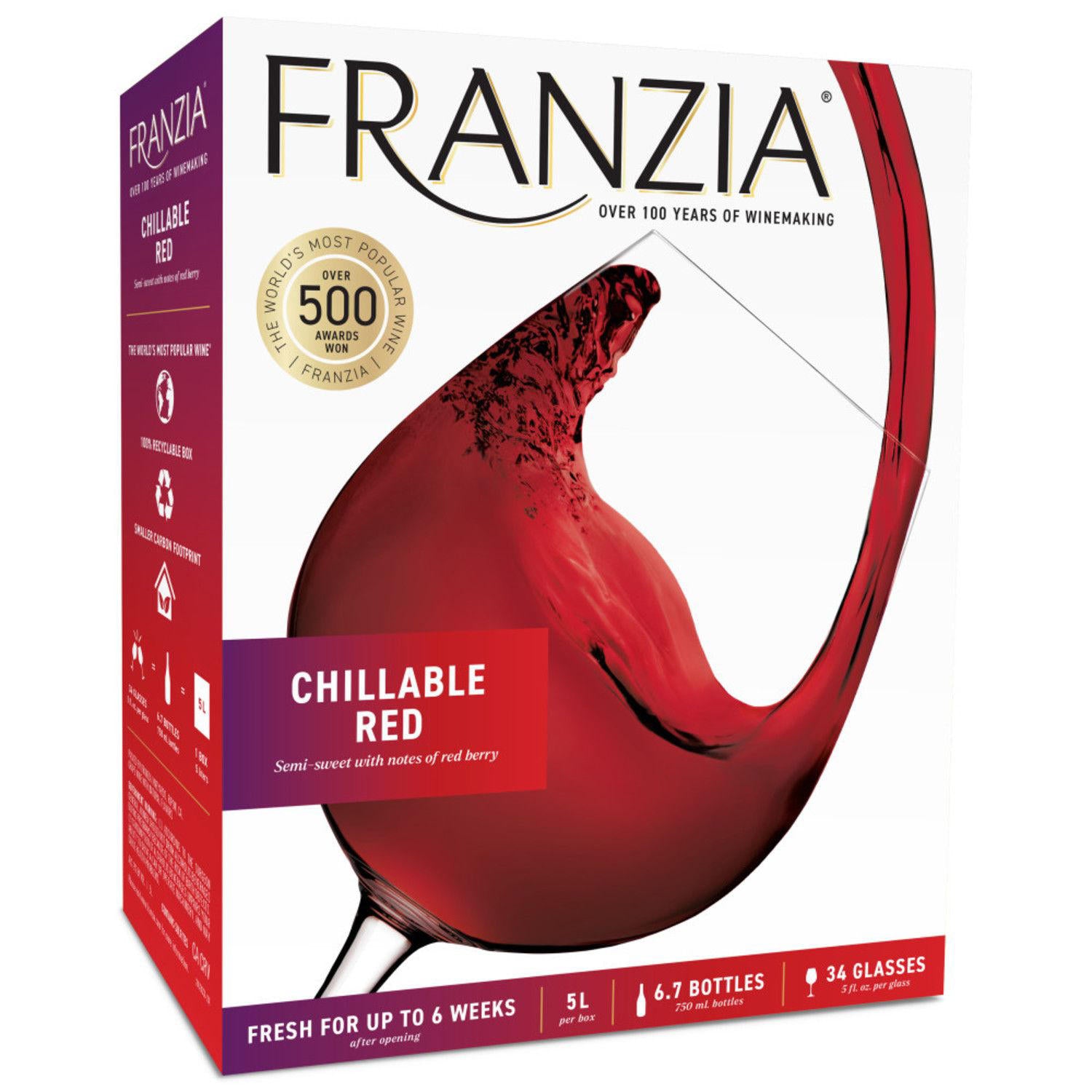 Franzia® Chillable Red Red Wine - 5 Liter
