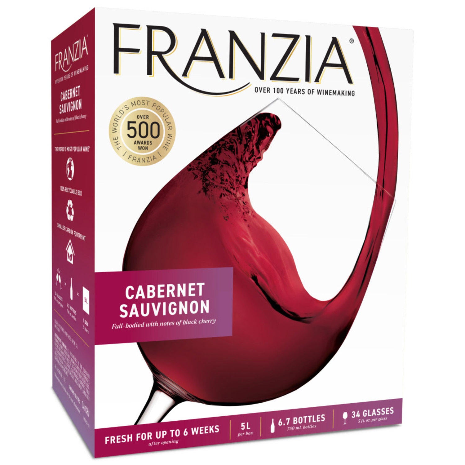Franzia® Cabernet Sauvignon Red Wine - 5 Liter Box