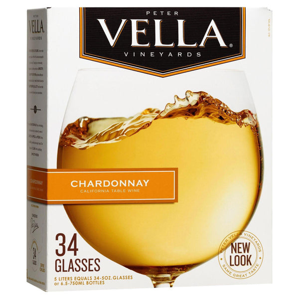 Peter Vella Box Chardonnay Wine, 5 L