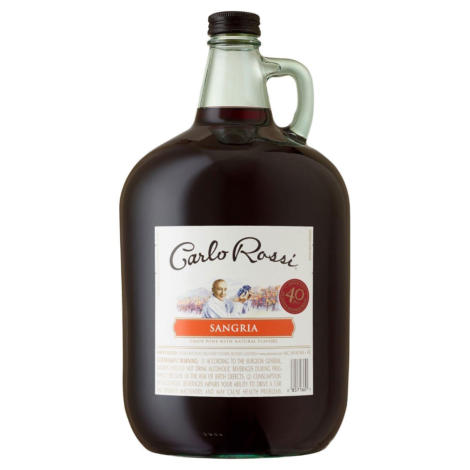 Carlo Rossi Red Sangria Wine, 4 L