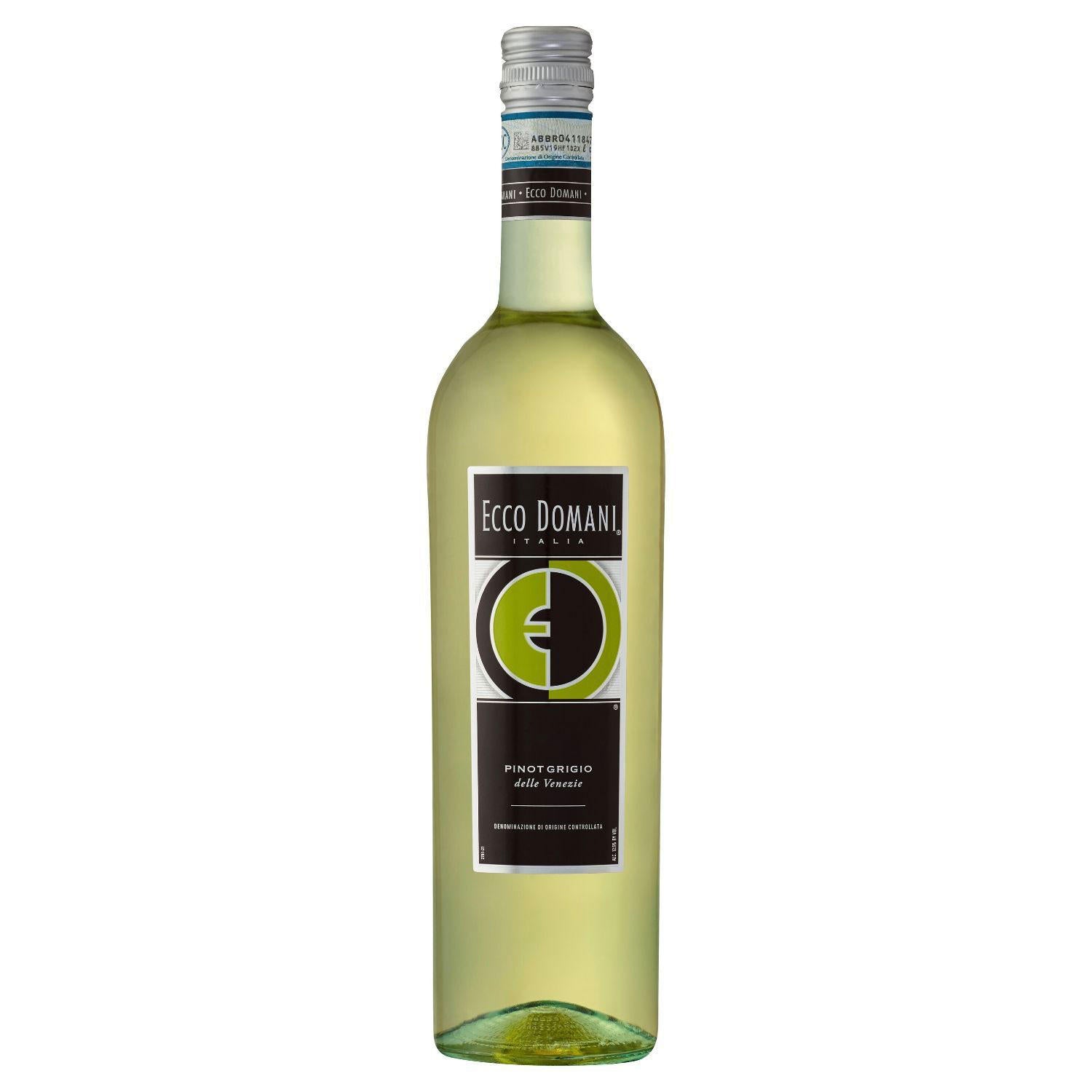 Ecco Domani Italian Pinot Grigio White Wine - 750ml Bottle