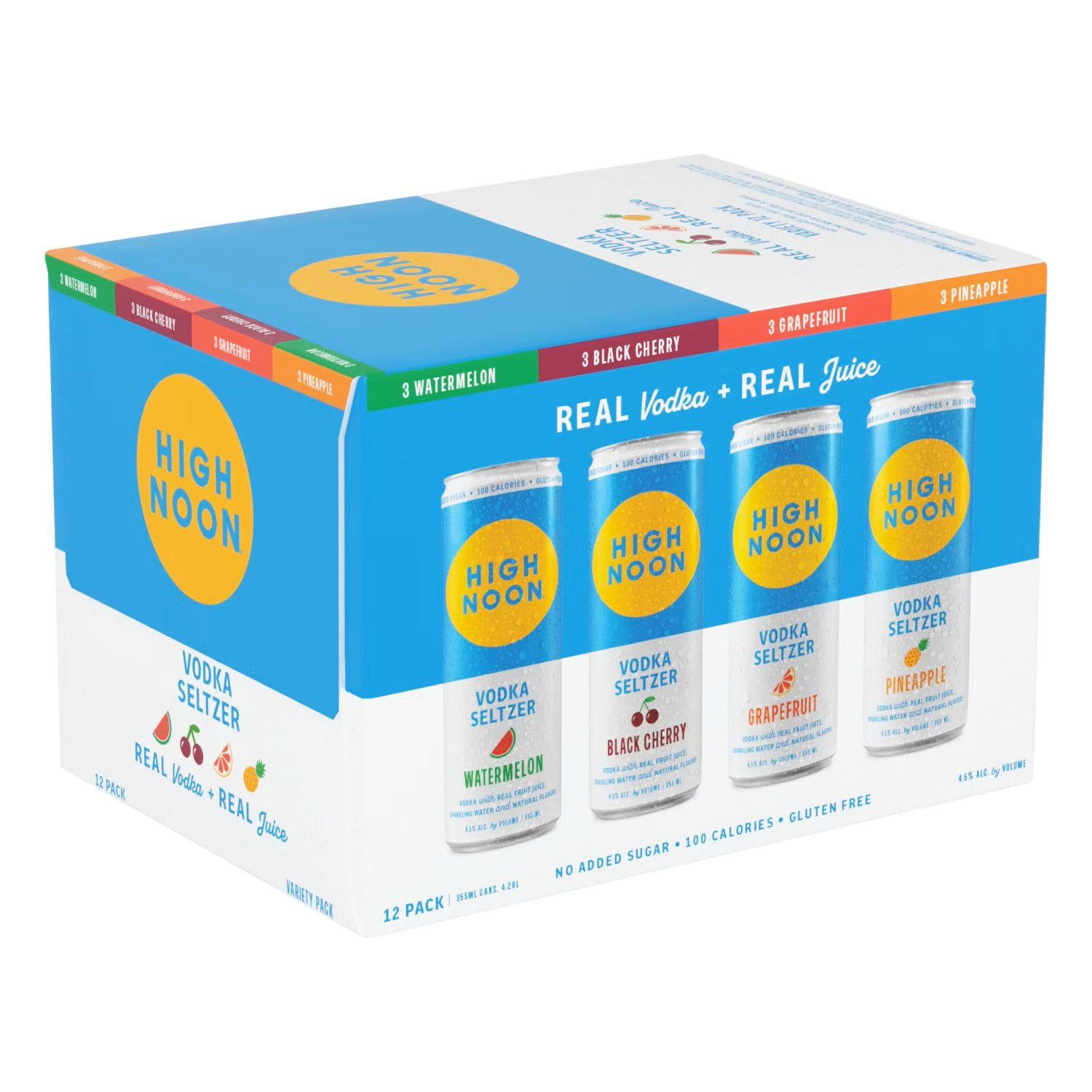 High Noon Sun Sips Hard Seltzer Variety Pack - 12pk/12 fl oz Cans