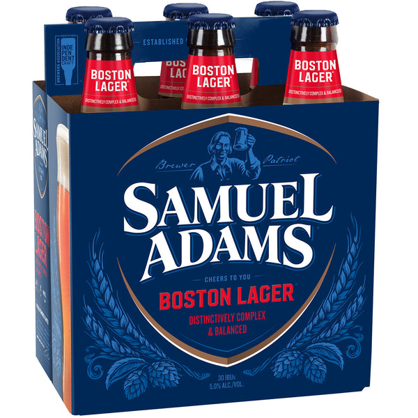Samuel Adams Boston Lager Bottles 12 oz, 6 pk