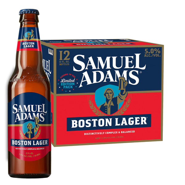 Samuel Adams Boston Lager Bottles 12 oz, 12 pk