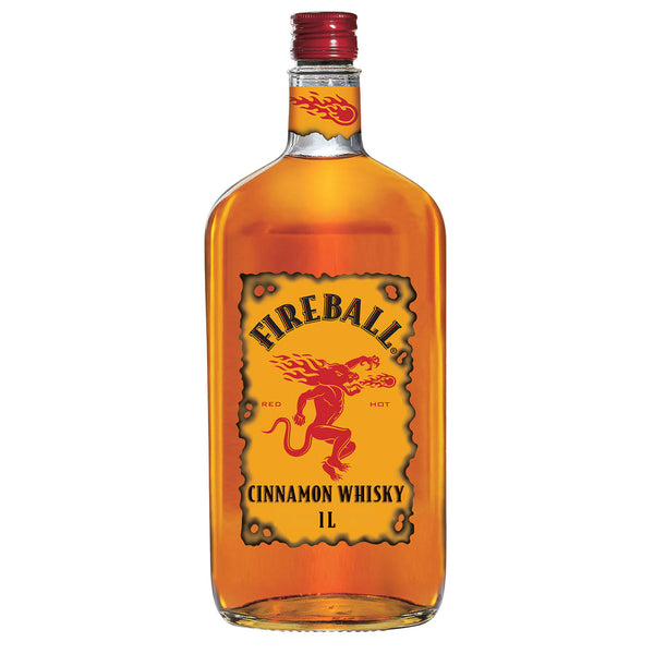 FIREBALL Whisky, Cinnamon, Red Hot, 1.0 L