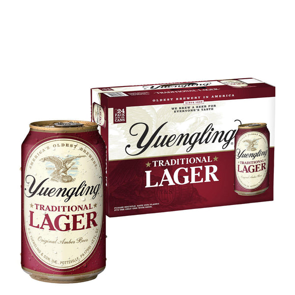 Yuengling Lager, 24 Pack Beer, 12oz Cans