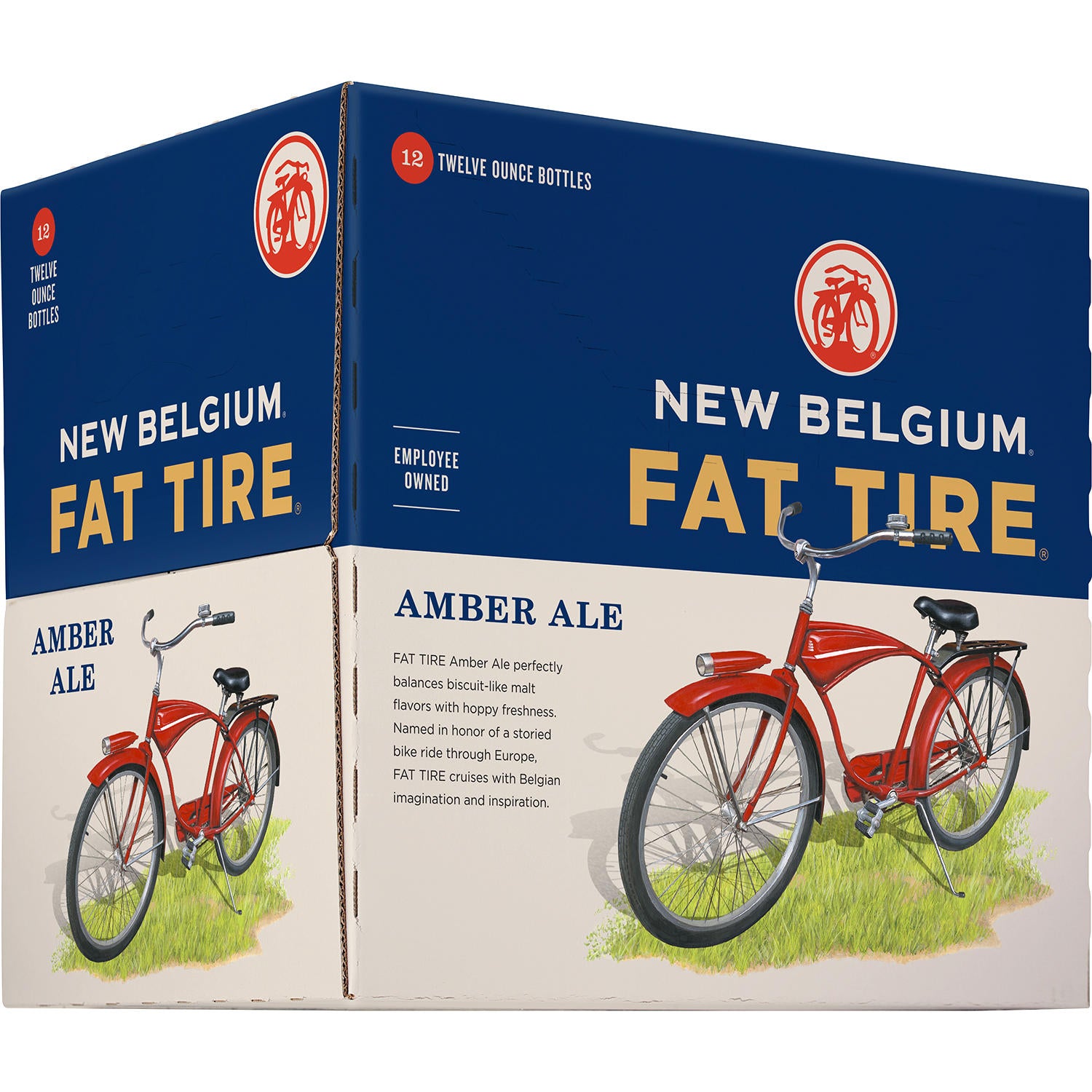 New Belgium Fat Tire Amber Ale 12PK 12oz Bottles