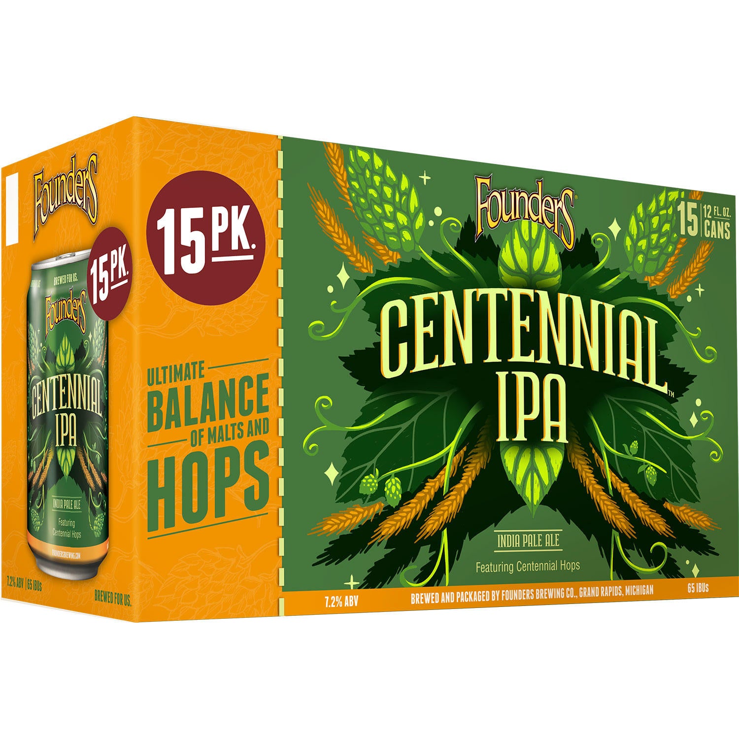 Founders Centennial IPA, 15 pack, 12 fl oz cans