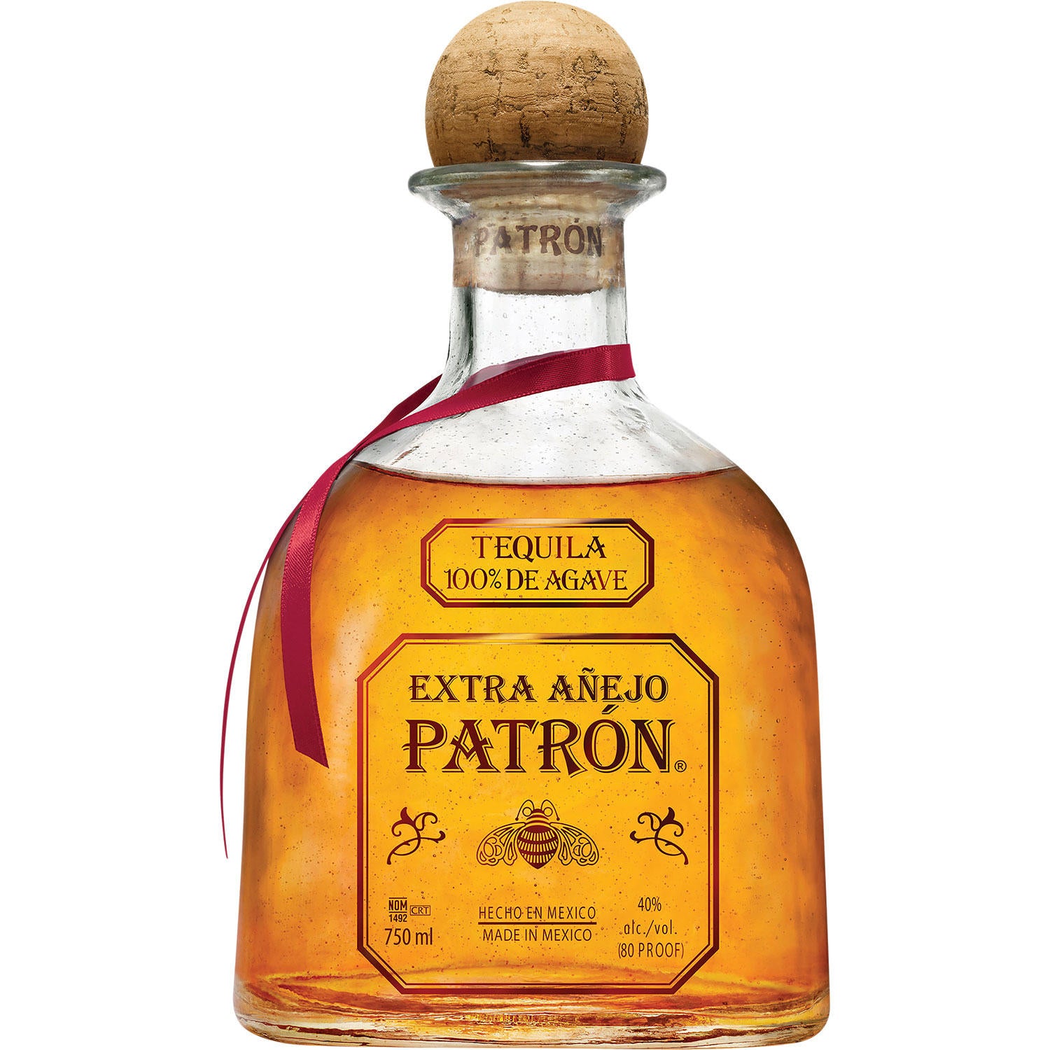 Patron Tequila, 100% De Agave, Imported, Extra Anejo, Bottle