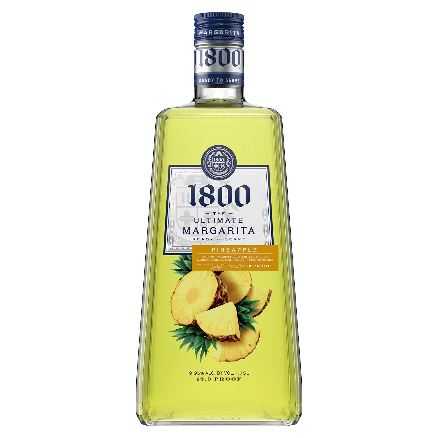 1800 Pinapple Margarita Ready to Drink Cocktail, 1.75 L