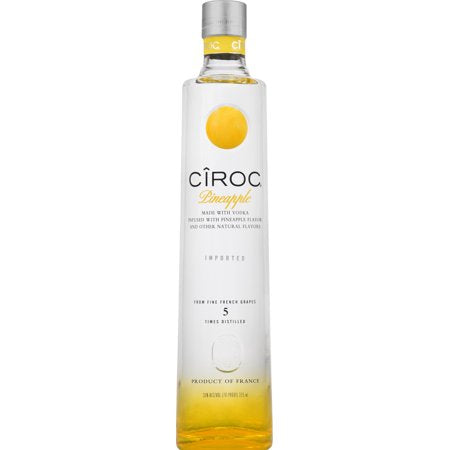 CIROC Pineapple, 375 mL, 70 Proof (Made with Vodka Infused with Natural Flavors)