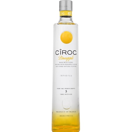 CIROC Pineapple, 375 mL, 70 Proof (Made with Vodka Infused with Natural Flavors)