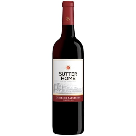 Sutter Home Cabernet Sauvignon, Red Wine, 750 ML