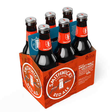 Smithwick's Irish Red Ale, 6 pack, 11.2 fl oz Bottles