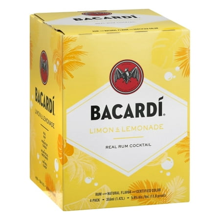 Bacardi Limon & Lemonade 4pk