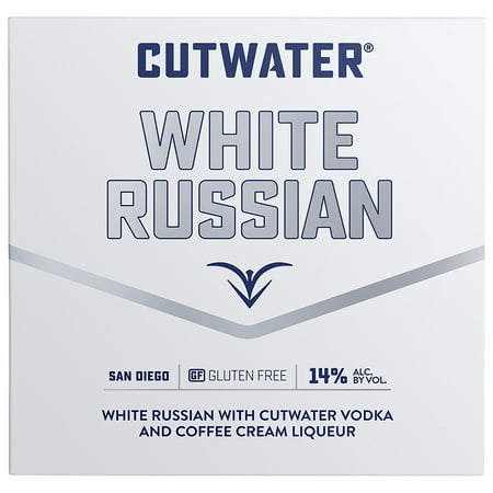 Cutwater Spirits White Russian, 4 Pack 12 fl. oz. Cans