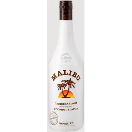 Malibu Rum Caribbean Original Coconut Rum 750ml Bottle