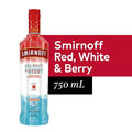 Smirnoff Red, White & Berry 60 Proof (Vodka Infused With Natural Flavors) - 750 mL Bottle