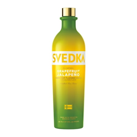 SVEDKA Grapefruit Jalapeno Flavored Vodka, 750 mL Bottle, 70 Proof