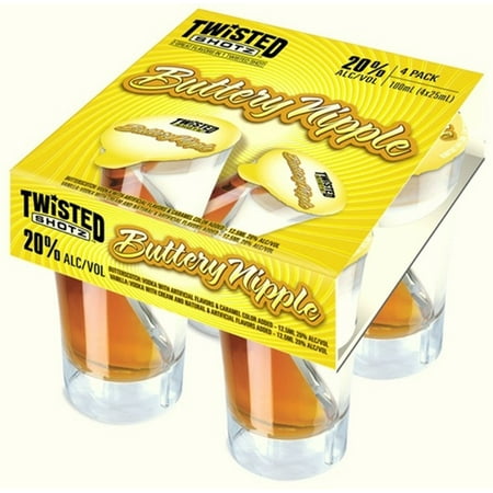Twisted Bar Twisted Shotz Sex On The Beach, 4 pack, 100 mL