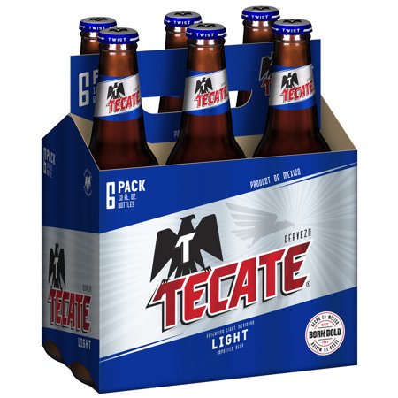Tecate Light 6pk 12oz Bottles