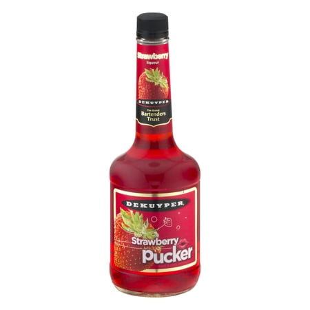 Dekuyper Strawberry Pucker Liqueur, 750 ml, 750.0 ML