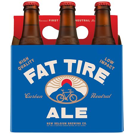 New Belgium Fat Tire Amber Ale 6PK 12oz Bottles