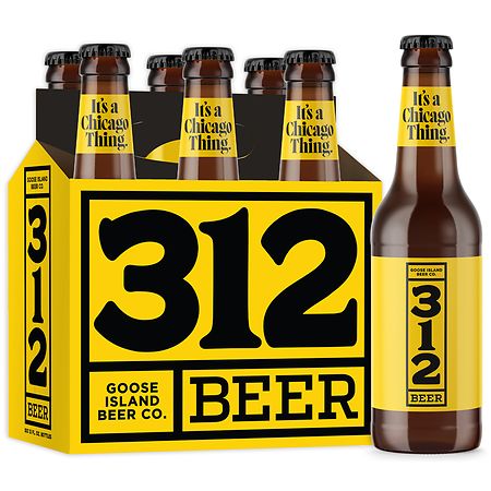 Goose Island 312 Urban Wheat Ale Beer Bottles 12 oz, 6 pk