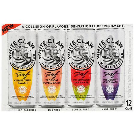 White Claw Surf Hard Seltzer Variety Pack - 12.0 fl oz x 12 pack