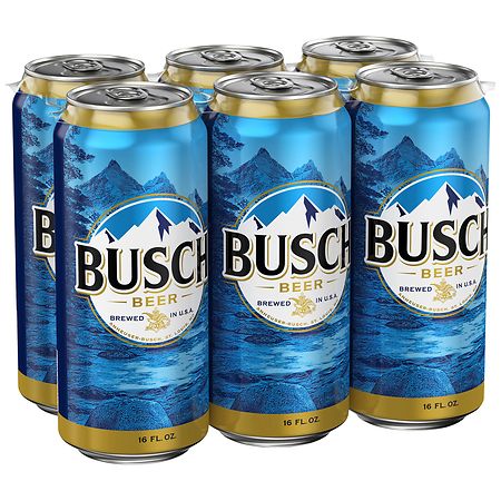 Busch Beer - 6pk/16 fl oz Cans