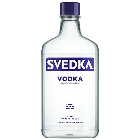 SVEDKA Vodka, 375 mL Plastic Bottle, 80 Proof