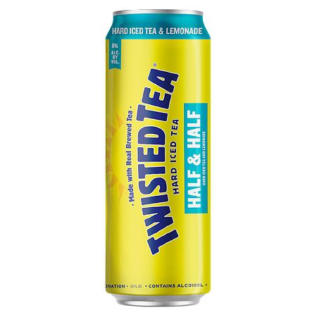 Twisted Tea Half and Half Hard Iced Tea and Lemonade - 24 fl oz Can