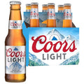 Coors Light Beer Bottles 12 oz, 6 pk