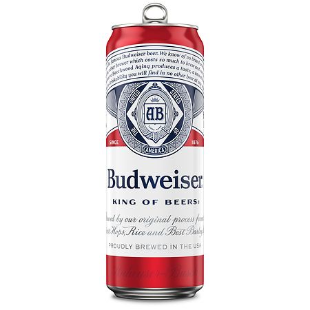Budweiser Lager Beer - 25 fl oz Can