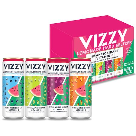 Vizzy Variety Pack Spiked Seltzer Drinks - 12.0 fl oz x 12 pack