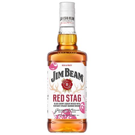 Jim Beam Red Stag Black Cherry Bourbon Whiskey - 750ml Bottle