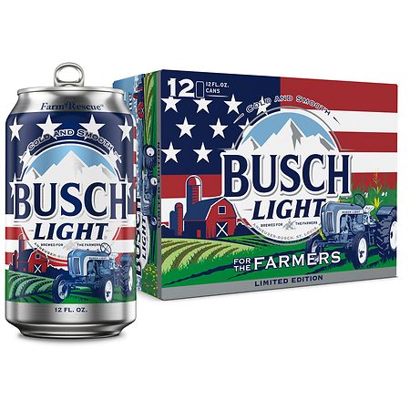 Busch Light Beer Cans 12 oz, 12 pk