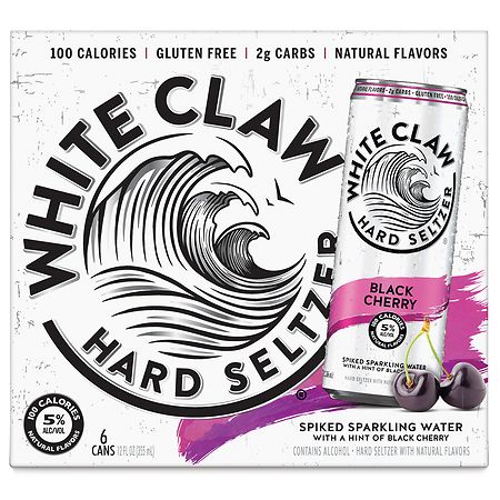 White Claw Black Cherry 6-pk 12oz. Can